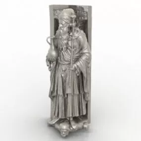 Greece Statue Man 3d model