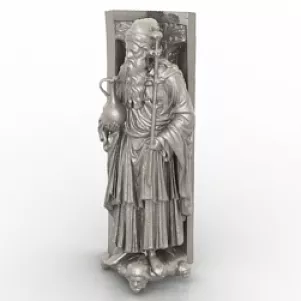 Greece Statue Man 3d model Greece Statue Man 3d model