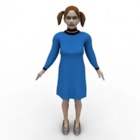 Little Girl 3d model