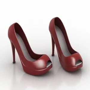 Shoes 3d model Shoes 3d model