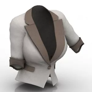 Lady Bathing Suit 3d model