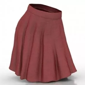 Clothes Skirt 3d model