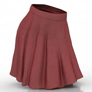Clothes Skirt 3d model Clothes Skirt 3d model