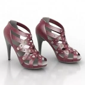 Wire High Heels 3d model