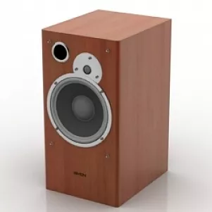 Jvc Bookshelf Speakers 3d model