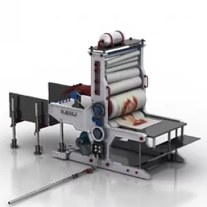Large Plotter Printer 3d model