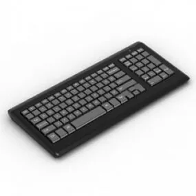 Pc Keyboard 3d model