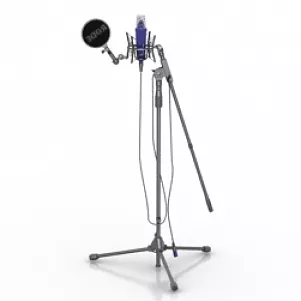 Microphone 3d model Microphone 3d model