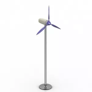 Electric Wind Turbine 3d model