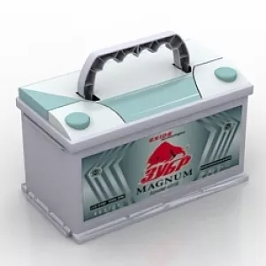 Battery Different Size Pack 3d model