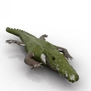 Alligator Free 3d Model - .3ds, .Gsm - Open3dModel