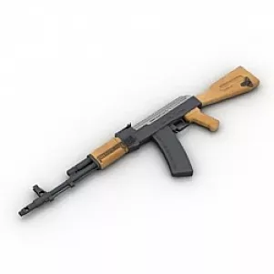 Gun Ak47 3d model Gun Ak47 3d model