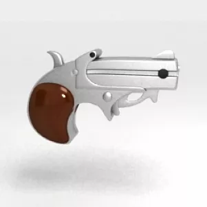 Auto Pistol Concept 3d model