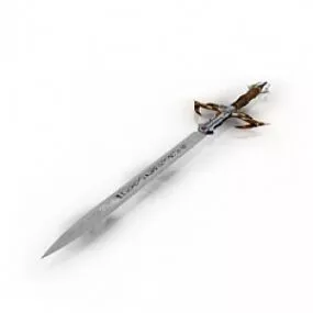 Steel Sword 3d model
