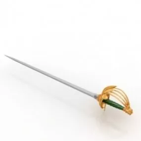 Cold Steel Sword 3d model