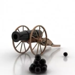Cannon 3d model