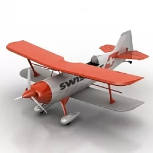 Wintage Airplane 3d model Wintage Airplane 3d model