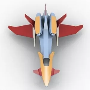 Crescent Wing Spacecraft 3d model