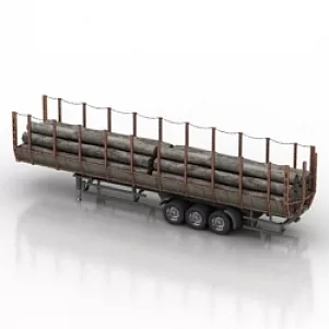 Trailer 3d model Trailer 3d model