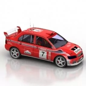 Lancer Wrc Car 3d model