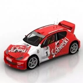 Car Peugeot 3d model