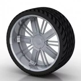 Wheel Car 3d model