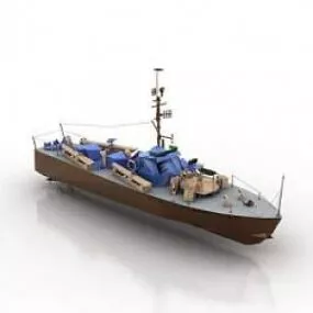 Ship Vessel 3d model