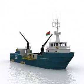 Cargo Ship 3d model