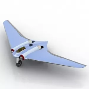 Airplane 3d model Airplane 3d model