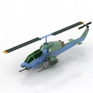 Helicopter Ah 3d model Helicopter Ah 3d model