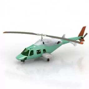 Helicopter 3d model