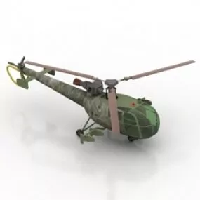 Helicopter 3d model