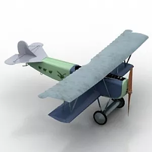 Fokerr7 Airplane 3d model Fokerr7 Airplane 3d model