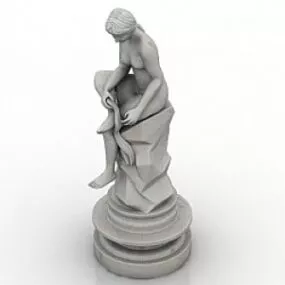 Figurine Girl 3d model