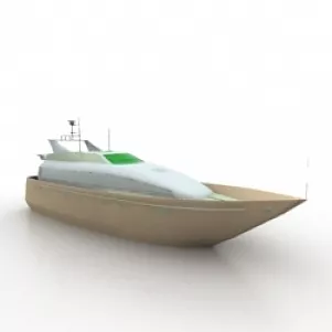 Super Yacht 3d model