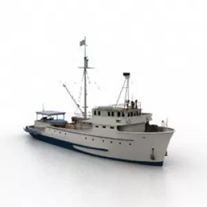 Fishing Ship 3d model Fishing Ship 3d model