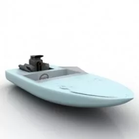 Motor Launch 3d model
