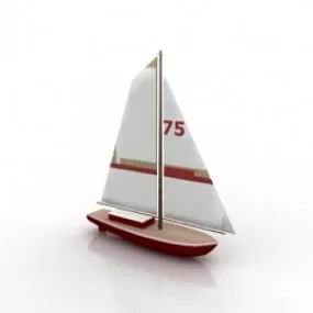 Sailer Boat 3d model