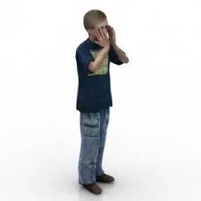 Young Boy 3d model