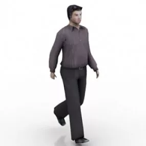 Waliking Man 3d model