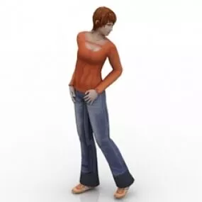 Fashion Girl 3d model