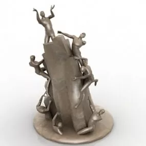 Picturesque Sculpture 3d model