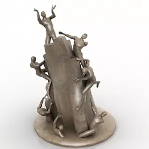 Picturesque Sculpture 3d model Picturesque Sculpture 3d model