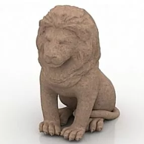 Picturesque Lion 3d model