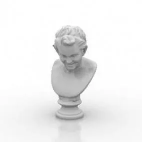 Greek Bust 3d model