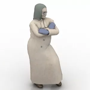 Grandmother 3d model Grandmother 3d model