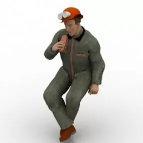 Builder Man 3d model