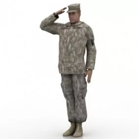 Soldier Man 3d model