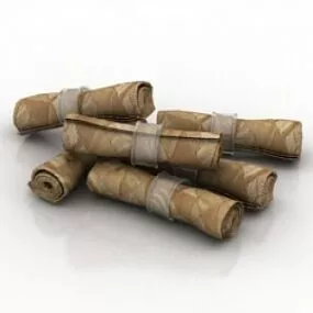 Napkins 3d model