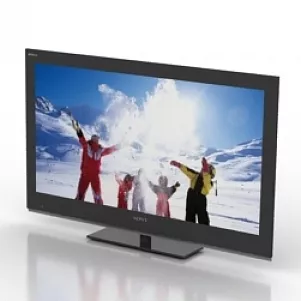Flat Tv 3d model Flat Tv 3d model